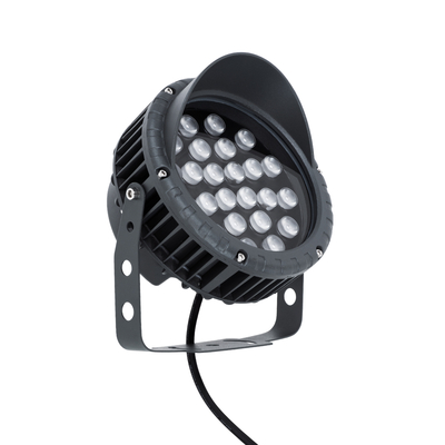 GLOBOSTAR® TREEVINA 90359 Φωτιστικό Σποτ με Αντιθαμβωτική Γρίλια για Φυτά - Δέντρα με Βάση Κήπου / Καρφωτό LED 24W 2040lm 10° DC 24V Αδιάβροχο IP65 Ultra Θερμό Λευκό 2200K Dimmable - Bridgelux SMD Chip - Γκρι Ανθρακί - Μ21.5 x Π18.3 x Υ14cm - 3 Χρόνια Εγγύηση