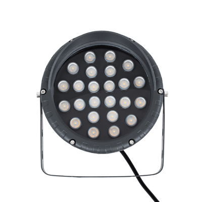 GLOBOSTAR® TREEVINA 90359 Φωτιστικό Σποτ με Αντιθαμβωτική Γρίλια για Φυτά - Δέντρα με Βάση Κήπου / Καρφωτό LED 24W 2040lm 10° DC 24V Αδιάβροχο IP65 Ultra Θερμό Λευκό 2200K Dimmable - Bridgelux SMD Chip - Γκρι Ανθρακί - Μ21.5 x Π18.3 x Υ14cm - 3 Χρόνια Εγγύηση
