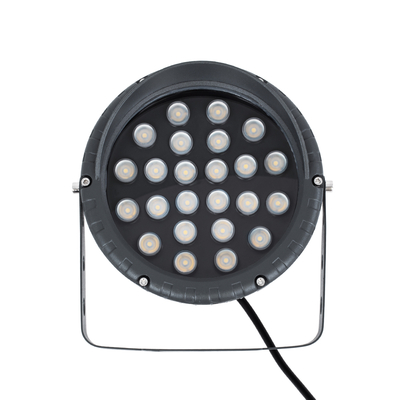 GLOBOSTAR® TREEVINA 90360 Φωτιστικό Σποτ με Αντιθαμβωτική Γρίλια για Φυτά - Δέντρα με Βάση Κήπου / Καρφωτό LED 24W 2640lm 10° DC 24V Αδιάβροχο IP65 Θερμό Λευκό 2700K Dimmable - Bridgelux SMD Chip - Γκρι Ανθρακί - Μ21.5 x Π18.3 x Υ14cm - 3 Χρόνια Εγγύηση