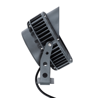 GloboStar® TREELIGHT-VINA 90361 Σποτ Φωτισμού με Αντιθαμβωτική Γρίλια Ειδικό για Φυτά - Δέντρα με Βάση Κήπου / Καρφωτό LED 24W 2280lm 10° DC 24V Αδιάβροχο IP65 L21.5 x W18.3 x H14cm Φυσικό Λευκό 4500K - Γκρι Ανθρακί - 3 Years Warranty