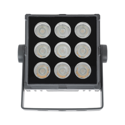 GLOBOSTAR® FLOODTINY 90367 Προβολέας Σποτ Wall Washer LED 27W 2835lm 3° DC 24V Αδιάβροχο IP65 Ultra Θερμό Λευκό 2200K Dimmable - Bridgelux SMD Chip - Γκρι Ανθρακί - Μ13.8 x Π16.4 x Υ7cm - 3 Χρόνια Εγγύηση