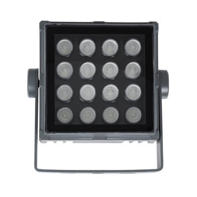 GLOBOSTAR® FLOODTINY 90370 Προβολέας Σποτ Wall Washer LED 27W 2295lm 3° DC 24V Αδιάβροχο IP65 Πολύχρωμο RGBW Dimmable DMX512 - Bridgelux SMD Chip - Γκρι Ανθρακί - Μ13.8 x Π16.4 x Υ7cm - 3 Χρόνια Εγγύηση