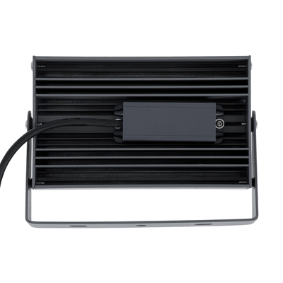 GLOBOSTAR® FLOODKAMY 90373 Προβολέας Σποτ Wall Washer με Αντιθαμβωτική Γρίλια LED 30W 3450lm 5° DC 24V Αδιάβροχο IP65 Φυσικό Λευκό 4500K Dimmable - Bridgelux SMD Chip - Γκρι Ανθρακί - Μ19.5 x Π10.7 x Υ9.5cm - 3 Χρόνια Εγγύηση