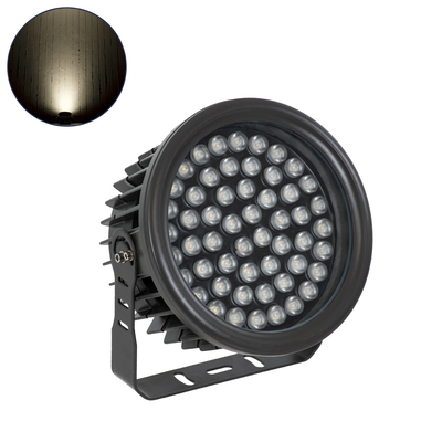 GLOBOSTAR® FLOODNEVA 90399 Προβολέας Σποτ Wall Washer LED 54W 5130lm 30° DC 24V Αδιάβροχο IP65 Φυσικό Λευκό 4500K Dimmable - Bridgelux SMD Chip - Μαύρο - Μ24.5 x Π24.5 x Υ14.7cm - 3 Χρόνια Εγγύηση