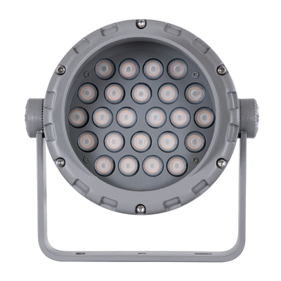 GLOBOSTAR® FLOODMENA 90336 Προβολέας Σποτ Wall Washer με Αντιθαμβωτική Γρίλια LED 24W 2040lm 30° AC 220-240V Αδιάβροχο IP67 Ultra Θερμό Λευκό 2200K - Bridgelux SMD Chip - Γκρι Ανθρακί - Μ19.5 x Π16 x Υ21cm - 3 Χρόνια Εγγύηση