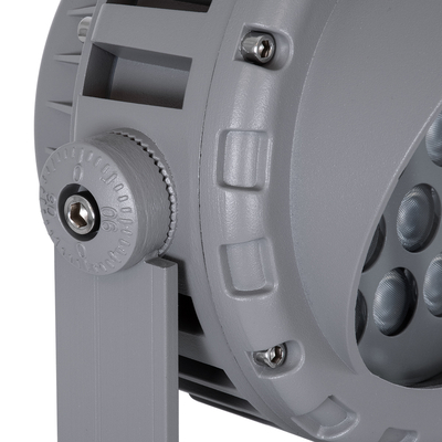 GLOBOSTAR® FLOODMENA 90337 Προβολέας Σποτ Wall Washer με Αντιθαμβωτική Γρίλια LED 36W 3060lm 30° AC 220-240V Αδιάβροχο IP67 Ultra Θερμό Λευκό 2200K - Bridgelux SMD Chip - Γκρι Ανθρακί - Μ23.5 x Π17.5 x Υ25.5cm - 3 Χρόνια Εγγύηση