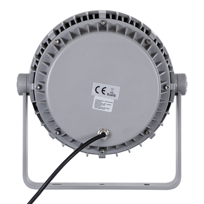 GLOBOSTAR® FLOODMENA 90338 Προβολέας Σποτ Wall Washer με Αντιθαμβωτική Γρίλια LED 48W 4080lm 30° AC 220-240V Αδιάβροχο IP67 Ultra Θερμό Λευκό 2200K - Bridgelux SMD Chip - Γκρι Ανθρακί - Μ26 x Π20 x Υ28.5cm - 3 Χρόνια Εγγύηση