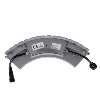 GLOBOSTAR® TREEJINA 90692 Κυρτή Μπάρα Φωτισμού Wall Washer για Φυτά - Δέντρα LED 18W 1530lm 10° DC 24V Αδιάβροχο IP67 Πολύχρωμο RGBW Dimmable DMX512 - Bridgelux SMD Chip - Γκρι Ανθρακί - Μ29 x Π11 x Υ10.5cm - 3 Χρόνια Εγγύηση