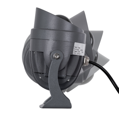 GLOBOSTAR® SPOTXENIA 90696 Σποτ Φωτισμου με Αντιθαμβωτική Γρίλια LED 16W 1680lm 3° DC 24V Αδιάβροχο IP65 Ultra Θερμό Λευκό 2200K Dimmable - Bridgelux COB Chip - Γκρι Ανθρακί - Μ16 x Π10.5 x Υ9cm - 3 Χρόνια Εγγύηση