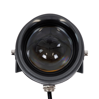 GLOBOSTAR® SPOTXENIA 90696 Σποτ Φωτισμου με Αντιθαμβωτική Γρίλια LED 16W 1680lm 3° DC 24V Αδιάβροχο IP65 Ultra Θερμό Λευκό 2200K Dimmable - Bridgelux COB Chip - Γκρι Ανθρακί - Μ16 x Π10.5 x Υ9cm - 3 Χρόνια Εγγύηση