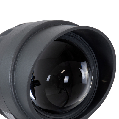 GLOBOSTAR® SPOTXENIA 90696 Σποτ Φωτισμου με Αντιθαμβωτική Γρίλια LED 16W 1680lm 3° DC 24V Αδιάβροχο IP65 Ultra Θερμό Λευκό 2200K Dimmable - Bridgelux COB Chip - Γκρι Ανθρακί - Μ16 x Π10.5 x Υ9cm - 3 Χρόνια Εγγύηση