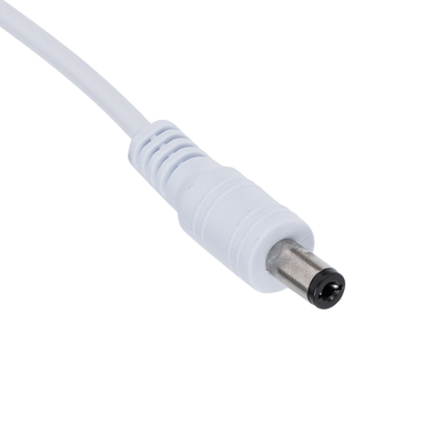 GloboStar® 70679 Καλώδιο Τροφοδοσίας DC Προέκταση 2 Μέτρων από Jack 2.1x5.5mm Male σε Female 2.1x5.5mm D1.1 x L200cm Λευκό