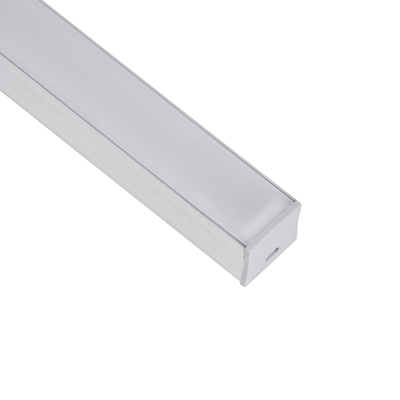 GloboStar® SURFACE-PROFILE 70867-3M Προφίλ Αλουμινίου - Βάση & Ψύκτρα Ταινίας LED με Λευκό Γαλακτερό Κάλυμμα - Επιφανειακή Χρήση - Πατητό Κάλυμμα - Ασημί - 3 Μέτρα - Πακέτο 5 Τεμαχίων - Μ300 x Π2.3 x Υ2cm
