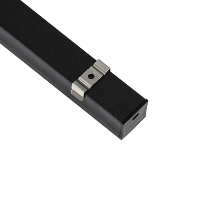 GLOBOSTAR® ALP-LINEAR LIGHTLINE 70869-3M Επιφανειακό Προφίλ Αλουμινίου με Λευκό Γαλακτερό Πατητό Κάλυμμα για Ταινίες LED IP20 - Μαύρο & Λευκό - Μ300 x Π2.3 x Υ2cm - Πακέτο 5 Τεμαχίων