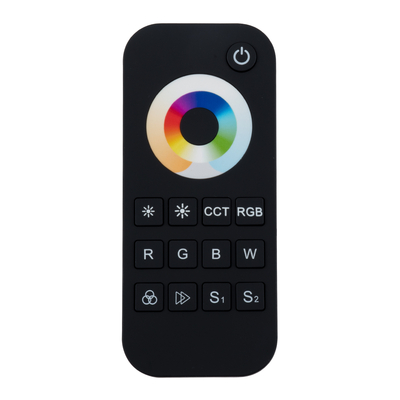 GloboStar® 73009 RT5 SKYDANCE Ασύρματο Χειριστήριο Αφής RF 2.4Ghz 1 Group για όλα τα RGBW+WW SKYDANCE Controller  DC 3V 2 x AAA - IP20 Μαύρο Μ5.3 x Π1.75 x Υ12.2cm - 5 Years Warranty