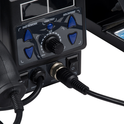 GLOBOSTAR® YIHUA-8786D 79972 Ψηφιακός Σταθμός Συγκόλλησης Θερμού Αέρα με Ψηφιακή Οθόνη & Κολλητήρι 1200W AC 220-240V IP20 - Μ15 x Π23.5 x Υ14cm - 2 Χρόνια Εγγύηση