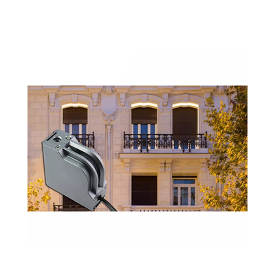 GLOBOSTAR® WINDOWCORNA 90114 Γωνιακό Φωτιστικό Ανάδειξης Παραθύρων LED 6W 540lm 3° x 172° DC 24V Αδιάβροχο IP65 Θερμό Λευκό 2700K Dimmable - CREE XPE Chip - Γκρι Ανθρακί - Μ12 x Π4 x Υ12cm - 3 Χρόνια Εγγύηση