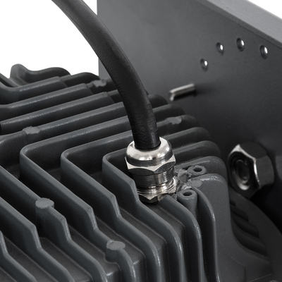 GloboStar® FLOOD-AION 90227 Προβολέας Wall Washer Special Water Effect - Ειδικού Εφέ Νερού LED 40W 2400lm 15° DC 24V Αδιάβροχο IP65 L35.5 x W31.5 x H16.5cm RGBW DMX512 - Γκρι Ανθρακί - 3 Years Warranty