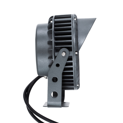 GLOBOSTAR® TREEVINA 90362 Φωτιστικό Σποτ με Αντιθαμβωτική Γρίλια για Φυτά - Δέντρα με Βάση Κήπου / Καρφωτό LED 24W 2040lm 10° DC 24V Αδιάβροχο IP65 Πολύχρωμο RGBW Dimmable DMX512 - Bridgelux SMD Chip - Γκρι Ανθρακί - Μ21.5 x Π18.3 x Υ14cm - 3 Χρόνια Εγγύηση