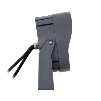 GLOBOSTAR® FLOODNIGMA 90396 Προβολέας Σποτ Wall Washer με Αντιθαμβωτική Γρίλια LED 24W 1920lm 30° DC 24V Αδιάβροχο IP65 Πολύχρωμο RGBW Dimmable DMX512 - Bridgelux SMD Chip - Γκρι Ανθρακί - Μ15 x Π15 x Υ9.1cm - 3 Χρόνια Εγγύηση