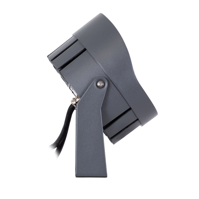 GLOBOSTAR® FLOODNIGMA 90396 Προβολέας Σποτ Wall Washer με Αντιθαμβωτική Γρίλια LED 24W 1920lm 30° DC 24V Αδιάβροχο IP65 Πολύχρωμο RGBW Dimmable DMX512 - Bridgelux SMD Chip - Γκρι Ανθρακί - Μ15 x Π15 x Υ9.1cm - 3 Χρόνια Εγγύηση