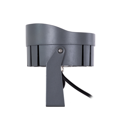 GLOBOSTAR® FLOODNIGMA 90396 Προβολέας Σποτ Wall Washer με Αντιθαμβωτική Γρίλια LED 24W 1920lm 30° DC 24V Αδιάβροχο IP65 Πολύχρωμο RGBW Dimmable DMX512 - Bridgelux SMD Chip - Γκρι Ανθρακί - Μ15 x Π15 x Υ9.1cm - 3 Χρόνια Εγγύηση