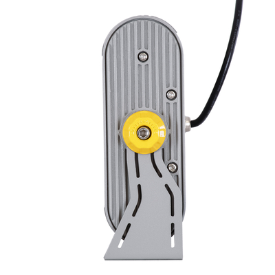 GLOBOSTAR® FLOODHENA 90445 Προβολέας Σποτ Wall Washer LED 36W 3060lm 30° AC 220-240V Αδιάβροχο IP67 Ultra Θερμό Λευκό 2200K - Bridgelux SMD Chip - Γκρι Ανθρακί - Μ30 x Π6 x Υ17cm - 3 Χρόνια Εγγύηση