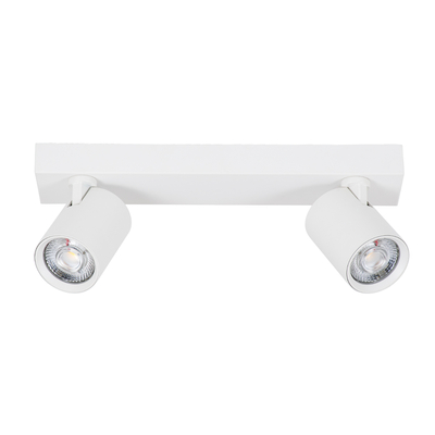 GLOBOSTAR® LEONARDO 60347 Μοντέρνο Φωτιστικό Οροφής LED 20W 2400lm 60° AC 220-240V IP20 Φυσικό Λευκό 4500K - Bridgelux COB - Λευκό - Μ32 x Π7 x Υ11.8cm - 5 Χρόνια Εγγύηση