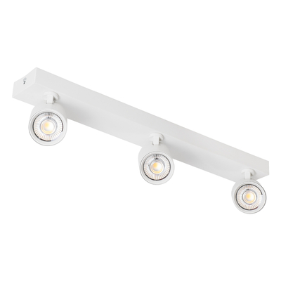 GLOBOSTAR® LEONARDO 60349 Μοντέρνο Φωτιστικό Οροφής LED 30W 3600lm 60° AC 220-240V IP20 Φυσικό Λευκό 4500K - Bridgelux COB - Λευκό - Μ52 x Π7 x Υ11.8cm - 5 Χρόνια Εγγύηση