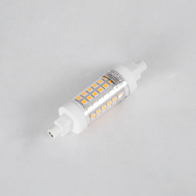 GLOBOSTAR® TUBINI 60395 Λάμπα R7S 78mm LED 7W 791lm 360° AC 220-240V IP20 Θερμό Λευκό 2700K - Lumileds SMD Chip - Μ7.8 x Π2 x Υ2cm - 3 Χρόνια Εγγύηση