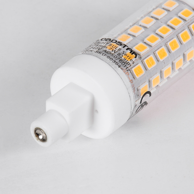 GLOBOSTAR® TUBINI 60395 Λάμπα R7S 78mm LED 7W 791lm 360° AC 220-240V IP20 Θερμό Λευκό 2700K - Lumileds SMD Chip - Μ7.8 x Π2 x Υ2cm - 3 Χρόνια Εγγύηση