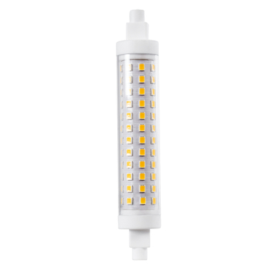 GLOBOSTAR® TUBINI 60398 Λάμπα R7S 118mm LED 12W 1356lm 360° AC 220-240V IP20 Θερμό Λευκό 2700K - Lumileds SMD Chip - Μ11.8 x Π2.2 x Υ2.2cm - 3 Χρόνια Εγγύηση