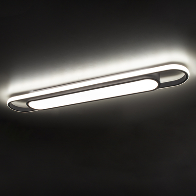 GLOBOSTAR® IGOR 61219 Μοντέρνο Φωτιστικό Οροφής LED 48W 5760lm 210° AC 220-240V IP20 Ρυθμιζόμενο Λευκό CCT με On/Off 2700K/4500K/6000K - Lumileds SMD Chip - Λευκό Ματ - Μ81 x Π13 x Υ4.5cm - 3 Χρόνια Εγγύηση