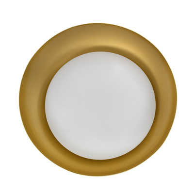 GLOBOSTAR® ANATOLIA 61263 Μοντέρνο Φωτιστικό Οροφής LED 60W 6900lm 120° AC 220-240V IP20 Ρυθμιζόμενο Λευκό CCT με Χειριστήριο από 2700K έως 6000K Dimmable - Lumileds SMD Chip - Χρυσό - Μ43 x Π43 x Υ11cm - 3 Χρόνια Εγγύηση