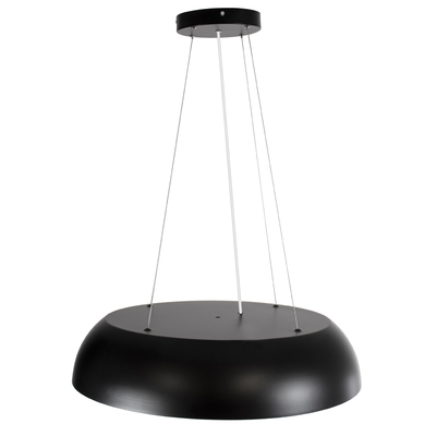 GLOBOSTAR® ANATOLIA 61269 Μοντέρνο Κρεμαστό Φωτιστικό Οροφής LED 75W 8625lm 120° AC 220-240V IP20 Ρυθμιζόμενο Λευκό CCT με Χειριστήριο από 2700K έως 6000K Dimmable - Lumileds SMD Chip - Μαύρο Ματ - Μ60 x Π60 x Υ12.5cm - 3 Χρόνια Εγγύηση