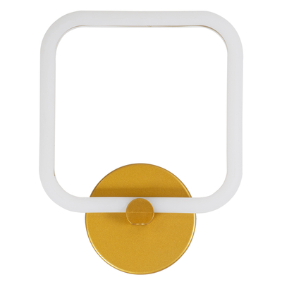 GLOBOSTAR® ELIZA 61344 Μοντέρνο Φωτιστικό Τοίχου - Απλίκα LED 8W 960lm 360° AC 220-240V IP20 Ρυθμιζόμενο Λευκό CCT με On/Off 2700K/4500K/6000K - Lumileds SMD Chip - Χρυσό - Μ22 x Π5 x Υ28.5cm - 3 Χρόνια Εγγύηση