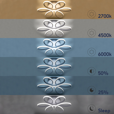 GLOBOSTAR® MARGARET 61402 Μοντέρνο Φωτιστικό Οροφής LED 54W 6210lm 360° AC 220-240V IP20 Ρυθμιζόμενο Λευκό CCT με Χειριστήριο από 2700K έως 6000K Dimmable - Lumileds SMD Chip - Καφέ Ματ - Μ57 x Π57 x Υ12cm - 3 Χρόνια Εγγύηση