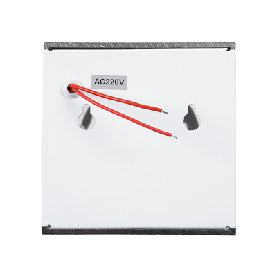 GLOBOSTAR® SENSATI 75650 Διακοσμητικό Φωτιστικό Τοίχου Ένδειξης / Σήμανσης EXIT LED 1W 40lm 90° AC 220-240V IP20 Πράσινο - Νίκελ Βούρτσας - Μ11 x Π11 x Υ3cm - 2 Χρόνια Εγγύηση