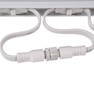 GloboStar® 90119 4 x Digital Pixel Addressable Facade Aluminum Bars - 4 x Ψηφιακές Μπάρες Αλουμινίου Πρόσοψης Κτιρίων LED SMD 3535 45W 60LED 60PIXEL SPI/TTL Protocol IC UCS512B 2700lm 120° DC 12V IP67 RGB - Ασημί Σώμα - Μ400 x Π4.5 x Υ3.6cm - 4 Μπάρες