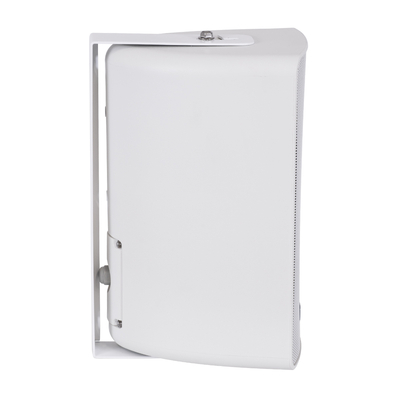 GloboStar® FDB ES106WT 98003 Facilities Speaker - Παθητικό Ηχείο Εγκαταστάσεων Επιτοίχιο με Μετασχηματιστή 100V & 16Ω - 80W RMS (320W Peak) - 1 x 6 Inches LF & 1 x 1 Inches HF - Αδιάβροχο IP65 - Λευκό - Μ18.2 x Π22.4 x Υ36.2cm - Ζεύγος