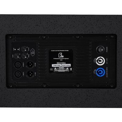 GloboStar® FDB ES110SA 98006 Facilities Speaker - Ενεργό Αυτοενισχυόμενο Ηχείο Subwoofer Εγκαταστάσεων Επιδαπέδιο με Ψηφιακό Ενισχυτή BA1.3 AC 220V/50-60Hz - 300W RMS (600W Peak) - 1 x 10 Inches LF - IP20 - Μαύρο - Μ44.5 x Π36.5 x Υ37.5cm