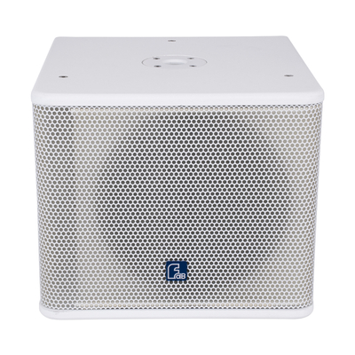 GloboStar® FDB ES112SA 98007 Facilities Speaker - Ενεργό Αυτοενισχυόμενο Ηχείο Subwoofer Εγκαταστάσεων Επιδαπέδιο με Ψηφιακό Ενισχυτή BA1.6 AC 220V/50-60Hz - 600W RMS (1400W Peak) - 1 x 12 Inches LF - IP20 - Λευκό - Μ44.5 x Π44.5 x Υ37.5cm