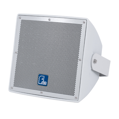 GloboStar® FDB LT208PT 98008 Facilities Speaker - Παθητικό Ηχείο Εγκαταστάσεων Επιτοίχιο με Μετασχηματιστή 100V & 8Ω - 150W RMS (600W Peak) - 1 x 8 Inches LF & 1 x 1 Inches HF - Αδιάβροχο IP56 - Λευκό - Μ30 x Π28 x Υ32cm