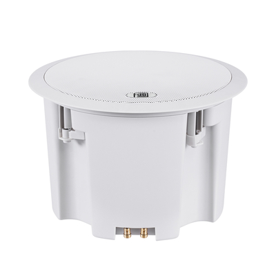 GLOBOSTAR® FDB C800T 98013 Χωνευτό Παθητικό Ηχείο Εγκαταστάσεων με Μετασχηματιστή 100V & 8Ω - 50W RMS (100W Peak) - 1 x 8 Inches LF & 1 x 1 Inches HF - IP20 - Λευκό - Μ28 x Π28 x Υ19.1cm / Q24.5 x 17.7cm - 2 Χρόνια Εγγύηση