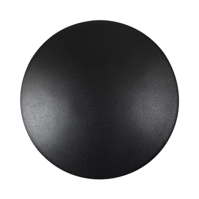 GLOBOSTAR® HELIO-R 60659 Μοντέρνο Φωτιστικό Τοίχου - Απλίκα LED 7W 700lm 120° AC 220-240V Αδιάβροχο IP65 Θερμό Λευκό 2700K - Lumileds SMD Chip & TÜV SÜD Driver - Μαύρο Ματ - Μ16 x Π5 x Υ16cm - 5 Χρόνια Εγγύηση