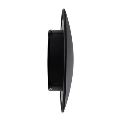 GLOBOSTAR® HELIO-R 60660 Μοντέρνο Φωτιστικό Τοίχου - Απλίκα LED 10W 1150lm 120° AC 220-240V Αδιάβροχο IP65 Θερμό Λευκό 2700K - Lumileds SMD Chip & TÜV SÜD Driver - Μαύρο Ματ - Μ21 x Π21 x Υ5cm - 5 Χρόνια Εγγύηση