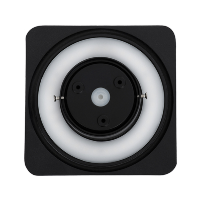 GLOBOSTAR® HELIO-S 60662 Μοντέρνο Φωτιστικό Τοίχου - Απλίκα LED 7W 700lm 120° AC 220-240V Αδιάβροχο IP65 Θερμό Λευκό 2700K - Lumileds SMD Chip & TÜV SÜD Driver - Μαύρο Ματ - Μ16 x Π5 x Υ16cm - 5 Χρόνια Εγγύηση