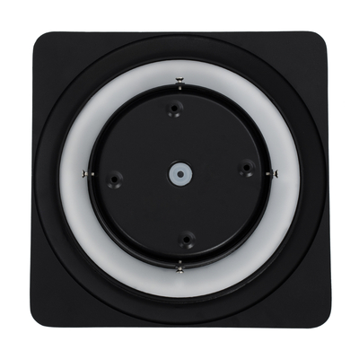 GLOBOSTAR® HELIO-S 60664 Μοντέρνο Φωτιστικό Τοίχου - Απλίκα LED 12W 1380lm 120° AC 220-240V Αδιάβροχο IP65 Θερμό Λευκό 2700K - Lumileds SMD Chip & TÜV SÜD Driver - Μαύρο Ματ - Μ26 x Π5 x Υ26cm - 5 Χρόνια Εγγύηση