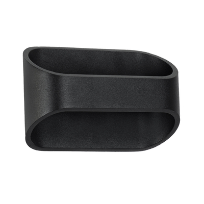 GLOBOSTAR® EDEN 60670 Μοντέρνο Φωτιστικό Τοίχου - Απλίκα LED 10W 950lm 60° AC 220-240V IP20 Θερμό Λευκό 2700K - Bridgelux COB Chip & TÜV SÜD Driver - Μαύρο Ματ - Μ16 x Π10.5 x Υ9cm - 3 Χρόνια Εγγύηση