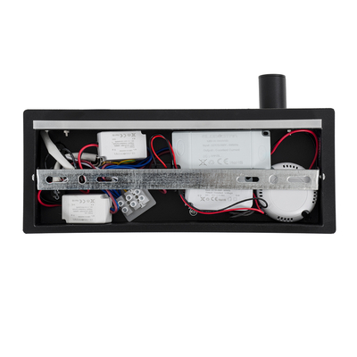 GLOBOSTAR® PALADIN 61352 Μοντέρνο Φωτιστικό Τοίχου - Απλίκα Ξενοδοχείου Reading Light με Φορτιστή USB 3A & Wireless 20W LED 6W 720lm 36° & 360° AC 220-240V IP20 Φυσικό Λευκό 4500K - Bridgelux COB Chip & TÜV SÜD Driver - Μαύρο Ματ - Μ30 x Π11 x Υ12cm - 3 Χρόνια Εγγύηση